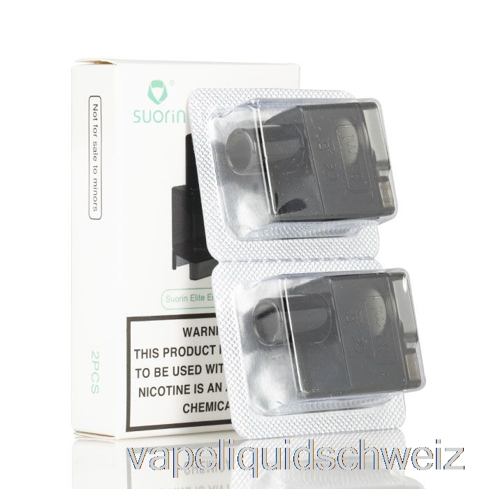 Suorin Elite Ersatzpods 3,1 Ohm Elite Pods Vape Liquid E-Liquid Schweiz